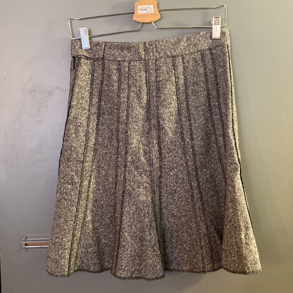 Club Monaco Fit & Flare Wool Silk Skirt EUC - Picture 2 of 7